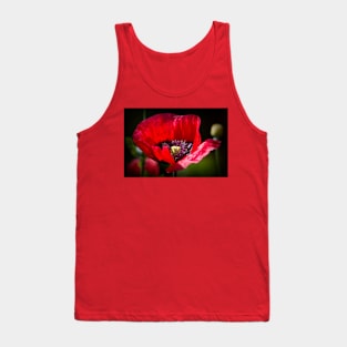 Artistic Poppy Tank Top